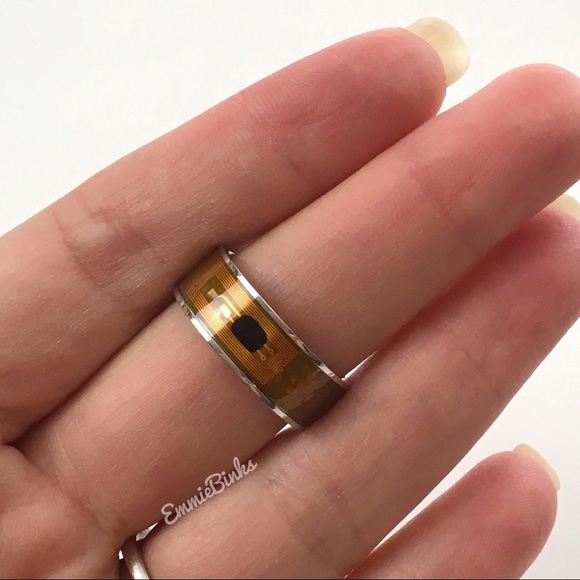 ✨3/38 New Stainless Steel Computer Chip | NFC Chip Band Ring Unique Unisex Gift - Picture 6 of 15